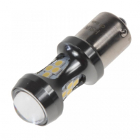 [Led Bau15S Biela, 12-24V, 16Led/3030Smd]