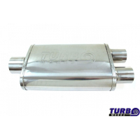 [Stredný tlmič TurboWorks LT 304SS vstup 2,25" výstup 2" Y-Pipe]