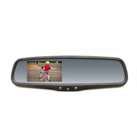 [Monitor 4,3" integrovaný do spätného zrkadla pre vozidlá Hyundai, Kia, Mitsubishi]