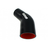 [Silikónové Redukčné koleno TurboWorks Pro Black 45° - 38 na 51mm (1,49") na (2")]
