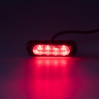 [SLIM externé výstražné LED svetlo, červené, 12-24V, ECE R10]