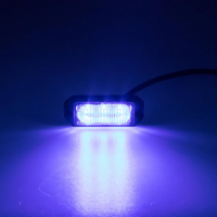 [SLIM externé výstražné LED svetlo, modré, 12-24V, ECE R65]