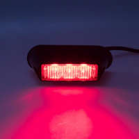 [PREDATOR 3x1W LED, 12-24V, červená, ECE R10]