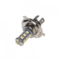 [Led H4 Biela, 12V, 18Led/3Smd]