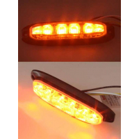 [PROFI externé výstražné LED svetlo, oranžové, 12-24V, ECE R65]
