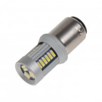 [Led Bay15D (Dvojité Vlákno) Biela, 12-24V, 30Led/4014Smd]