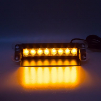 [PREDATOR LED vnútorný, 8x3W, 12-24V, Oranžový, 240mm]