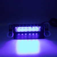 [PREDATOR LED vnútorná, 6x3W, 12-24V, Modrá, 210mm, ECE R10]