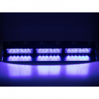[PREDATOR LED vnútorná, 18x3W, 12-24V, Modrá, 490mm, ECE R10]