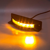 [Externé výstražné svetlo LED, 12-24V, 6x3W, oranžová, ECE R65]