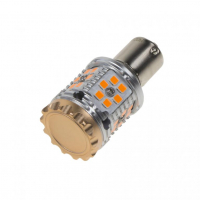 [Led Bau15 Oranžová, Can-Bus, 12-24V, 30Led/3030Smd]