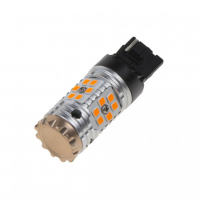 [Led T20 (7440) Oranžová, Can-Bus, 12-24V, 24Led/3030Smd]