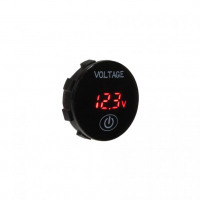 [Digitálny voltmeter 5-36V červený s ukazovateľom stavu batérie]
