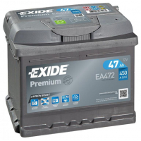 [Batéria EXIDE PREMIUM CARBON 12V 47Ah / 450A EA472]