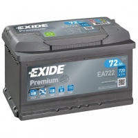 [Batéria EXIDE PREMIUM CARBON 12V 72Ah / 720A EA722]