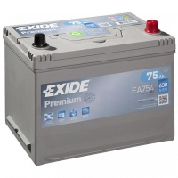 [Batéria EXIDE PREMIUM CARBON 12V 75Ah / 630A EA754]