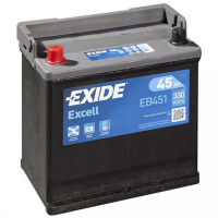 [Batéria EXIDE EXCELL 12V 45Ah / 330A EB451]