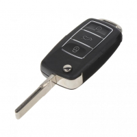[Náhradný obal kľúča pre ŠKODA, VW, SEAT, 3-tlačidlový, ČIERNY]
