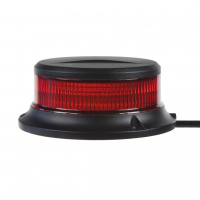 [LED maják, 12-24V, 18x1W červený, pevná montáž ECE R10]