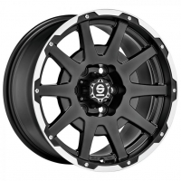 [SPARCO DAKAR - MATT BLACK LIP POLISHED+RIVETS]
