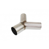 [Rozdvojka výfukového potrubia 90? z 63mm na 2x63mm 304SS]