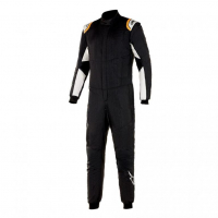 [Kombinéza Alpinestars HYPERTECH V2 SUIT - Black/White/Orange Fluorescent]