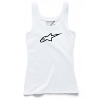 [Dámske biele tielko Ageless TANK Alpinestars krátke 1W38-63000 20]