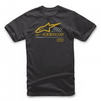 [Detské čierne tričko STRAT TEE Alpinestars krátke 3038-72014 10]