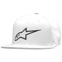 [Pánska biela šiltovka AGELESS FLAT HAT Alpinestars 1035-81015]