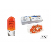 [Halogénová Žiarovka Wy5W T10 5W W2,1X9,5D Žlté 12V 10Szt.]