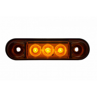 [Bočné Obrysové svetlo SLIM HOR 95, oranžové, LED 12/24 V (2 vodiče 0,75 mm2, dĺžka 0,3 m)]