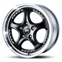 [RH RIMS AL CUP - BLACK WITH HIGH GLOSS POLISHED LIP]