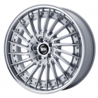 [RH RIMS AZ 20 - SILVER WITH HIGH GLOSS POLISHED LIP]