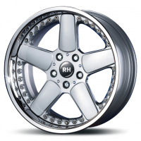 [RH RIMS RAM (X)-RAD - SILVER WITH STAINLESS LIP]