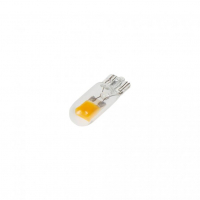 [Cob Led T10 Teplá Biela, 12V, Plné Sklo]
