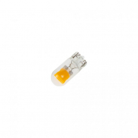 [Cob Led T10 Oranžová, 12V, Plné Sklo]