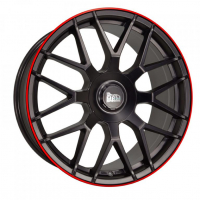 [MAM GT1 - MATT BLACK LIP RED]