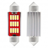 [Led Canbus 12Smd 4014 Festoon 36Mm Biela 12V/24V]