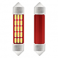 [Led Canbus 12Smd 4014 Festoon 41Mm Biela 12V/24V]