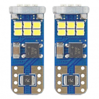 [Led Canbus 18Smd Ultrabright 2016 T10E (W5W) Biela 12V/24V]