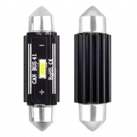 [Led Canbus 1 Smd Ultrabright 1860 Festoon 41Mm Biela 12V/24V]