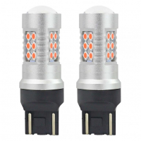 [Led Canbus 24Smd 3030 1157 T20 7443 21/5W Červená 12V/24V]