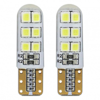 [Led Standard T10 W5W 12Xsmd 2835 12V Silca]