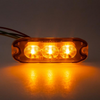 [PROFI SLIM vonkajšie výstražné LED svetlo, oranžové, 12-24V, ECE R65]