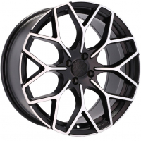 [RACING LINE B1449 MBHM - POLISHED + BLACK HALF MATT]