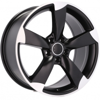 [RACING LINE BK217 - POLISHED + BLACK HALF MATT]