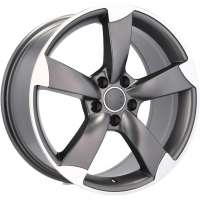 [RACING LINE BK217 MGHM - POLISHED + GRAPHITE HALF MATT]