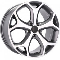 [RACING LINE BK386 MG - POLISHED + GRAPHITE]