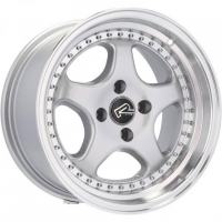[RACING LINE BK660 SILP - SILVER + POLISHED EDGE]