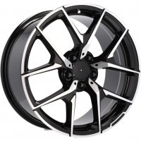 [RACING LINE XE137 MB - POLISHED + BLACK]